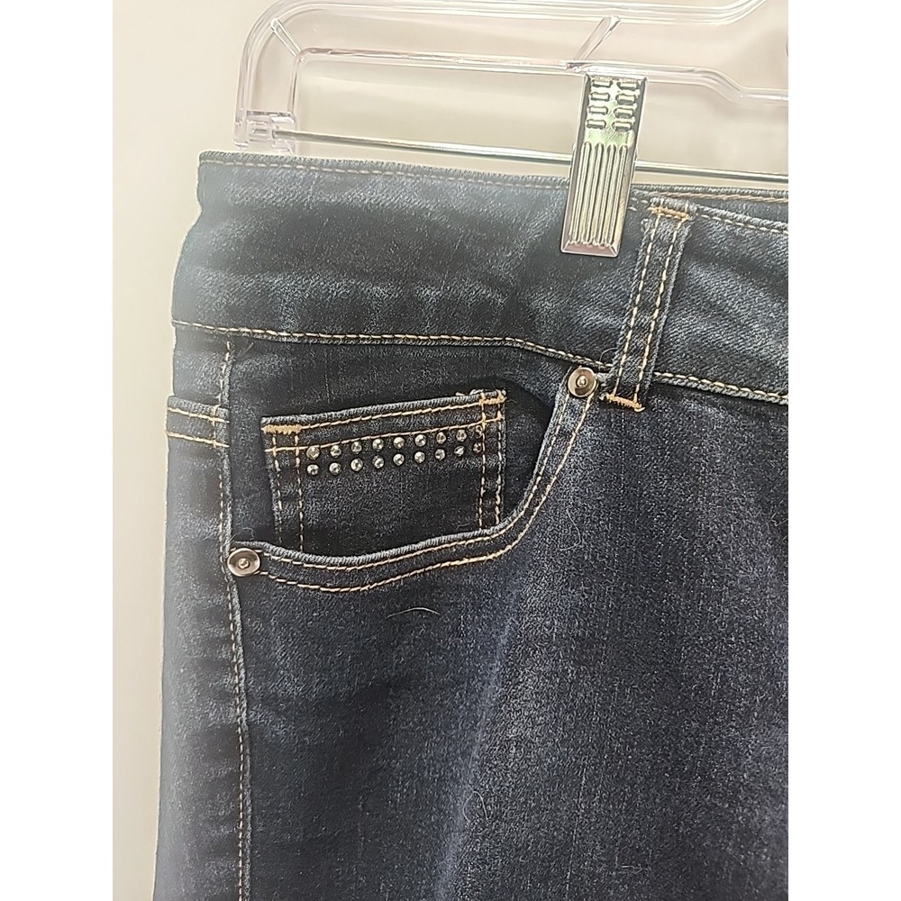 Forever 21 Premium Denim Dark Wash Blue Jeans Size 30 - Picture 3 of 6